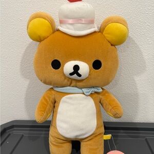 Authentic SanX Rilakkuma Cake Hat XL Plush RARE